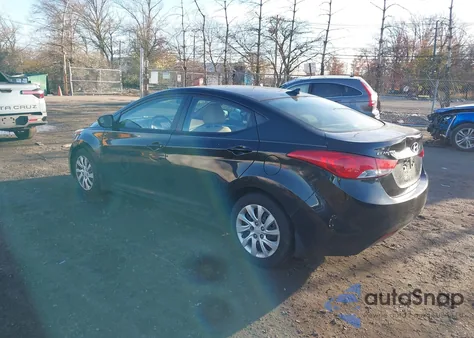 2013 Hyundai Elantra Gls/Limited from USA, damaged, VIN 5NPDH4AE1DH177516